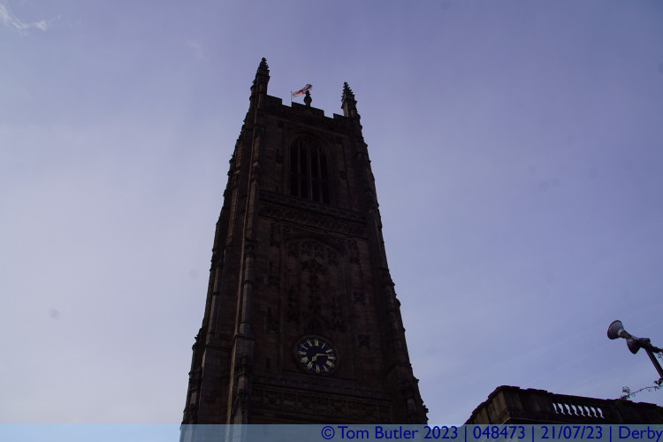 Photo ID: 048473, Tower of Derby Cathedral, Derby, England
