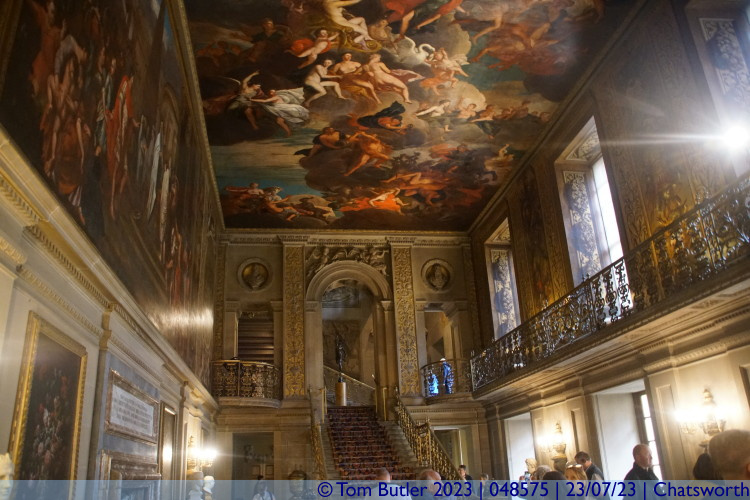 Photo ID: 048575, Painted hall, Chatsworth, England