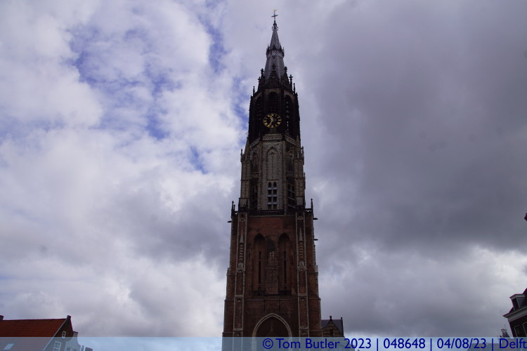 Photo ID: 048648, Spire of the Nieuwe Kerk, Delft, Netherlands