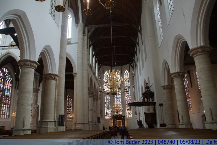 Photo ID: 048740, Inside the Old Church, Delft, Netherlands