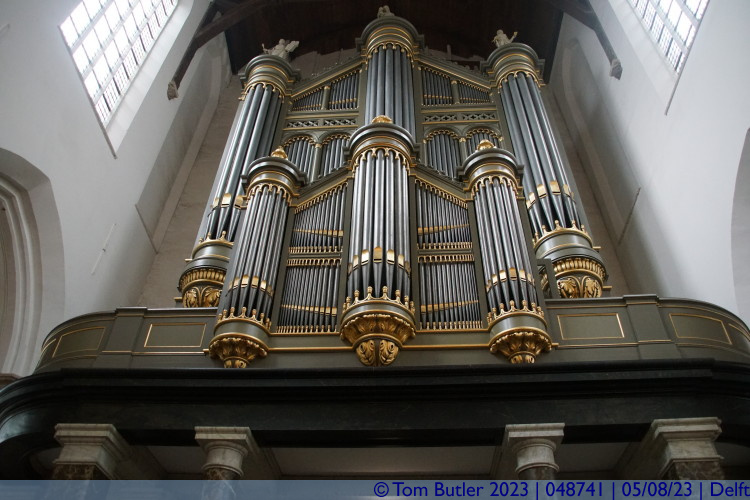 Photo ID: 048741, Old Church Organ, Delft, Netherlands