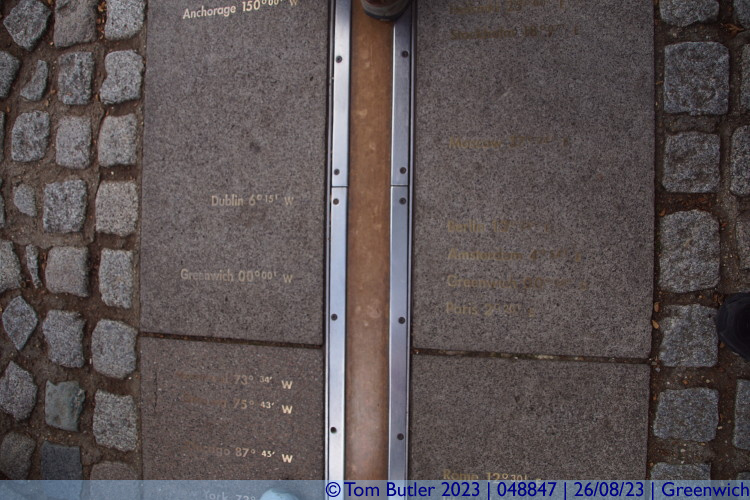 Photo ID: 048847, On the Prime Meridian, Greenwich, England