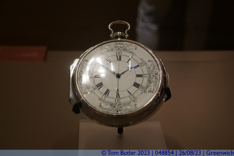 Photo ID: 048854, H4, the final version of Harrisons Chronometer, Greenwich, England