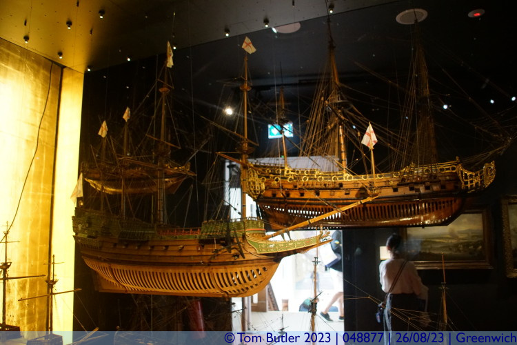 Photo ID: 048877, Tudor ship models, Greenwich, England