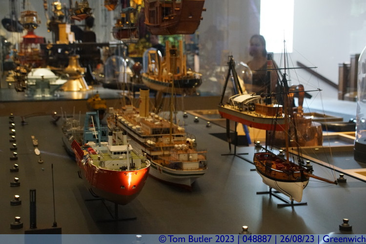 Photo ID: 048887, Ship models, Greenwich, England