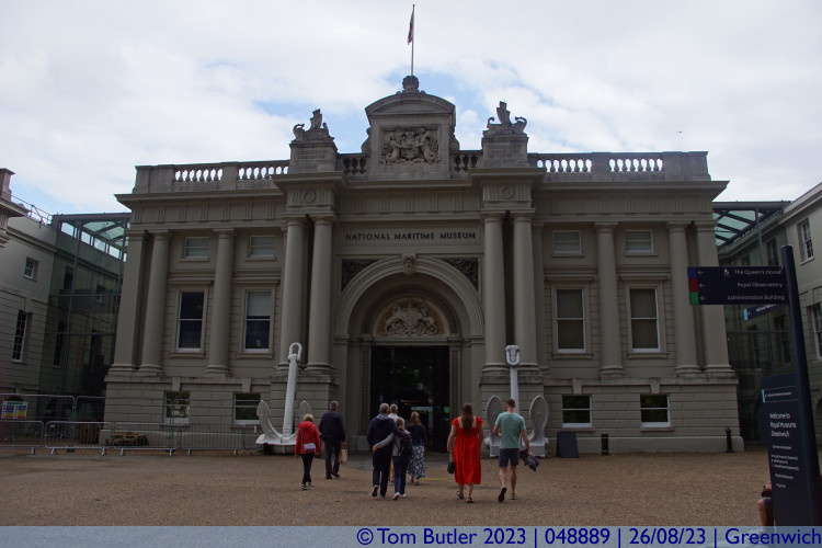 Photo ID: 048889, Main entrance to the museum, Greenwich, England