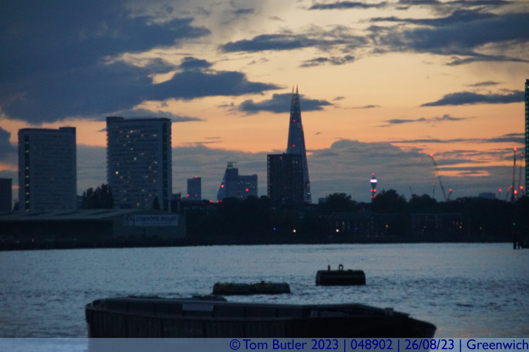 Photo ID: 048902, The Shard and BT Tower, Greenwich, England