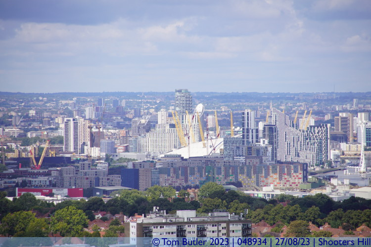 Photo ID: 048934, North Greenwich and O2, Shooters Hill, England