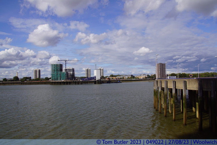 Photo ID: 049022, The view from the ferry pier, Woolwich, England