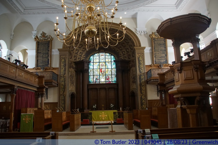 Photo ID: 049045, Inside the church, Greenwich, England