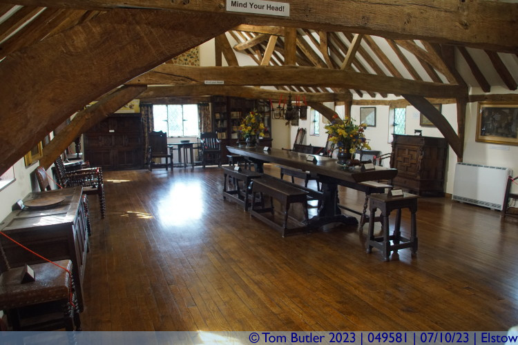 Photo ID: 049581, Upper floor of the Moot Hall, Elstow, England