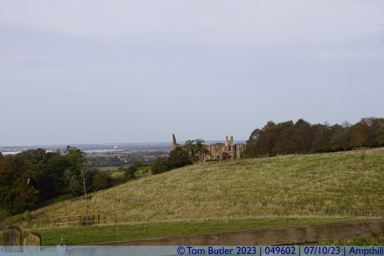 Photo ID: 049602, The ruins in the distance, Ampthill, England