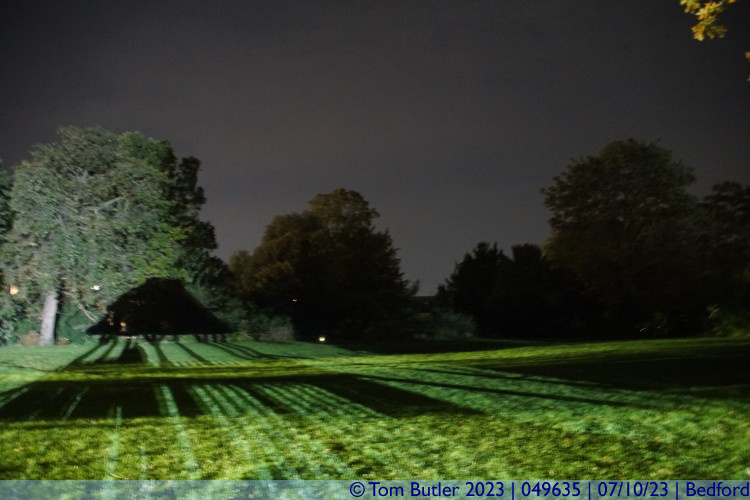 Photo ID: 049635, Castle Mound at night, Bedford, England