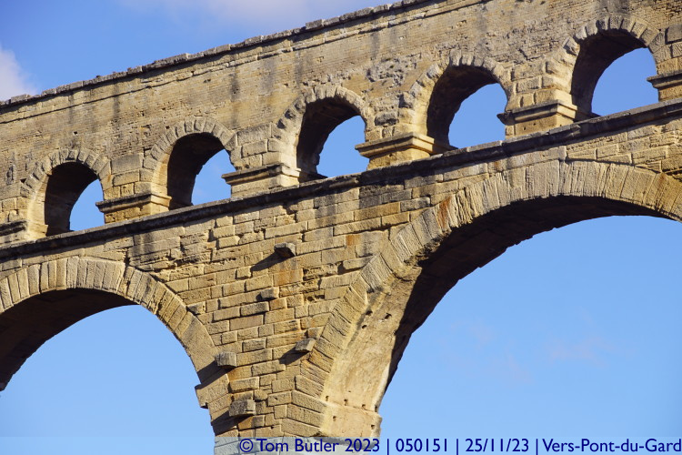 Photo ID: 050151, Top arches, Vers-Pont-du-Gard, France