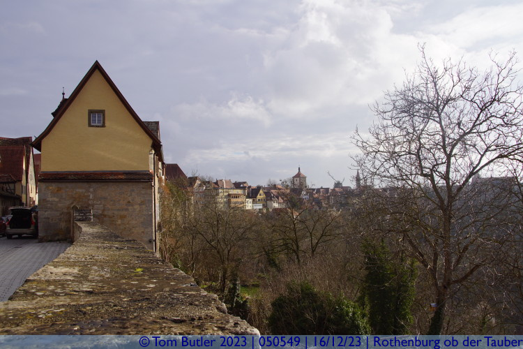 Photo ID: 050549, View back along Burggasse, Rothenburg ob der Tauber, Germany