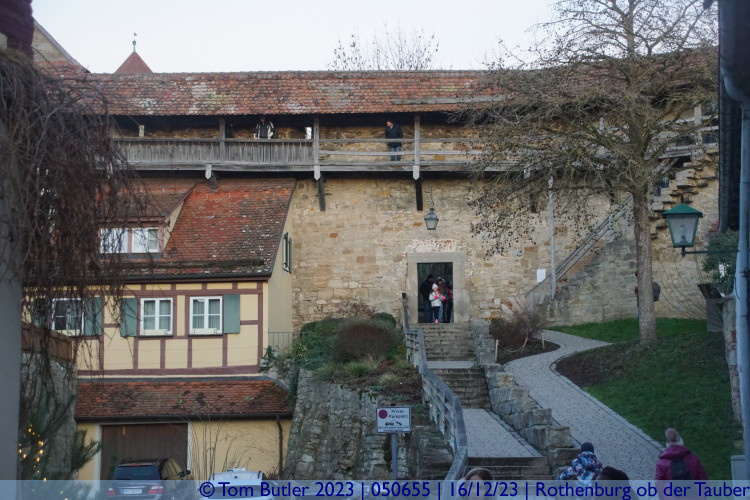 Photo ID: 050655, Ruckesserturm entrance in the walls, Rothenburg ob der Tauber, Germany