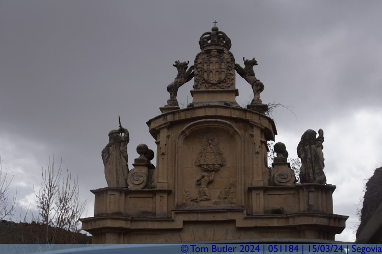 Photo ID: 051184, Top of the Arco de la Fuencisla, Segovia, Spain
