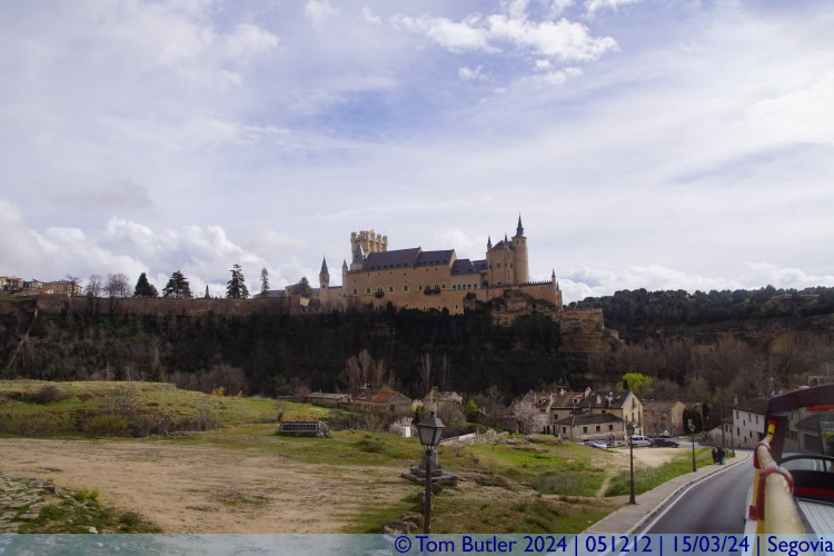 Photo ID: 051212, Looking across to the Alczar, Segovia, Spain