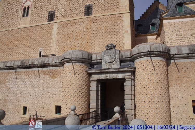 Photo ID: 051304, Entrance to the Alczar, Segovia, Spain