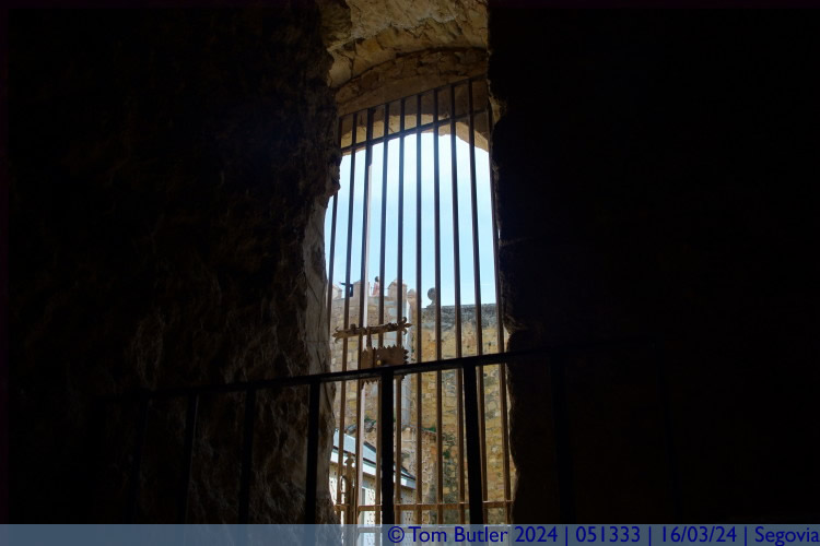 Photo ID: 051333, View from the cellars, Segovia, Spain