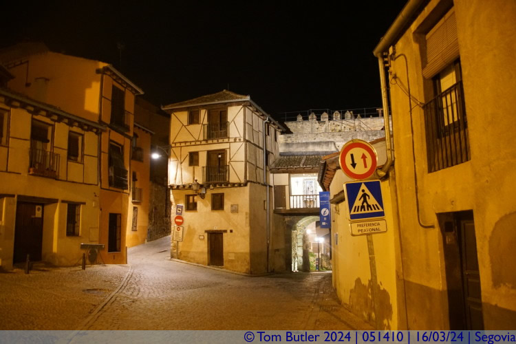 Photo ID: 051410, Approaching the Puerta de San Andrs, Segovia, Spain