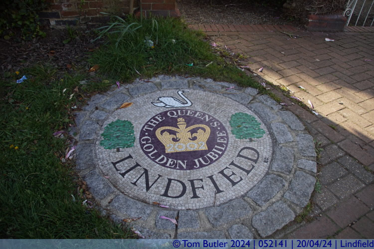 Photo ID: 052141, Golden Jubilee Mosaic, Lindfield, England