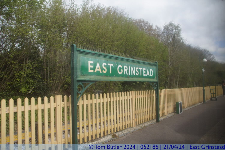 Photo ID: 052186, Running in board, East Grinstead, England