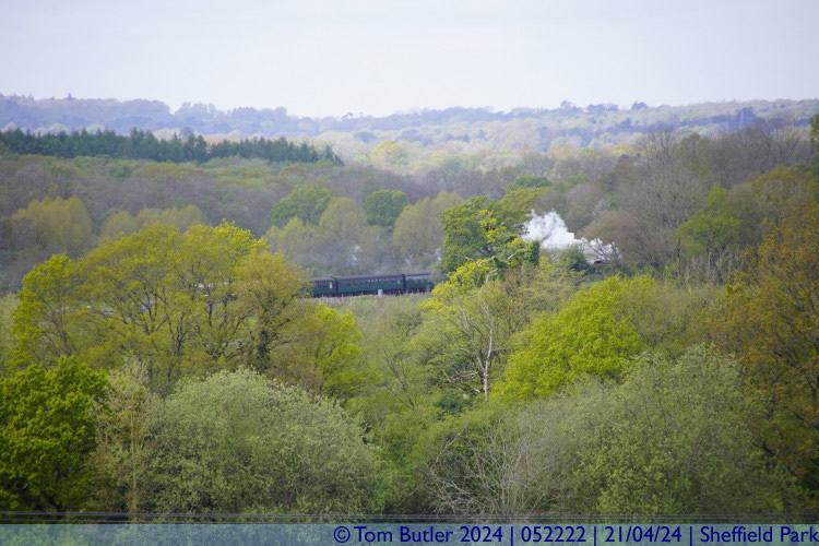 Photo ID: 052222, Train departs, Sheffield Park, England