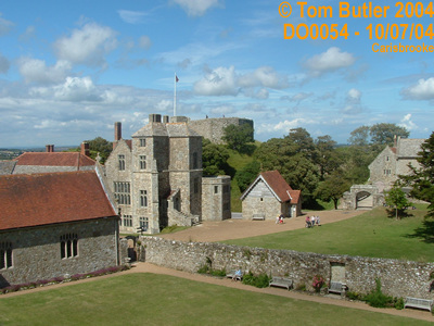 Photo ID: do0054, The main buildings of Carisbrooke seen from the battlements, Carisbrooke, Isle of Wight