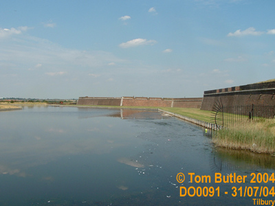 Photo ID: do0091, The moat at Tilbury Fort , Tilbury, Essex