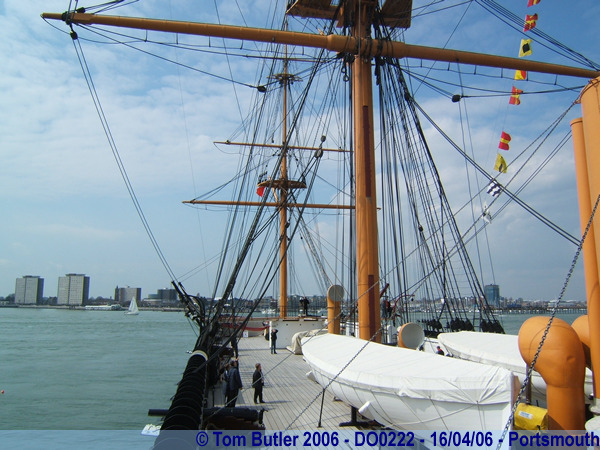 Photo ID: do0222, On the deck of HMS Warrior, Portsmouth, Hampshire