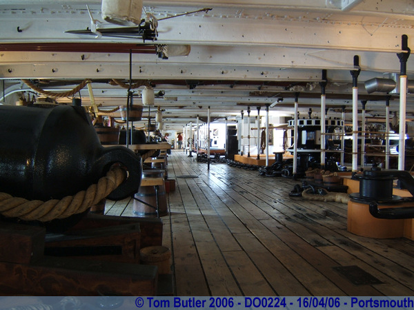 Photo ID: do0224, On the main weapons deck, Portsmouth, Hampshire
