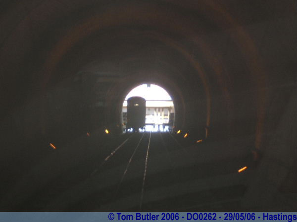Photo ID: do0262, Entering the tunnel, Hastings, East Sussex