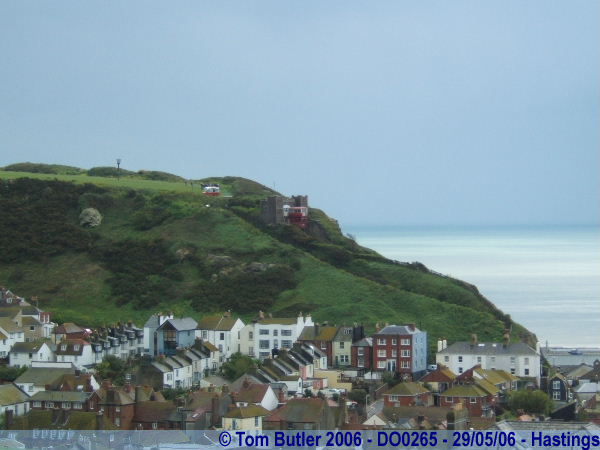 Photo ID: do0265, The top station of the East lift, from the top station of the West lift, Hastings, East Sussex