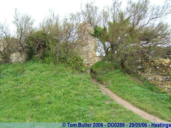 Photo ID: do0269, The remains of Hastings Castle, Hastings, East Sussex