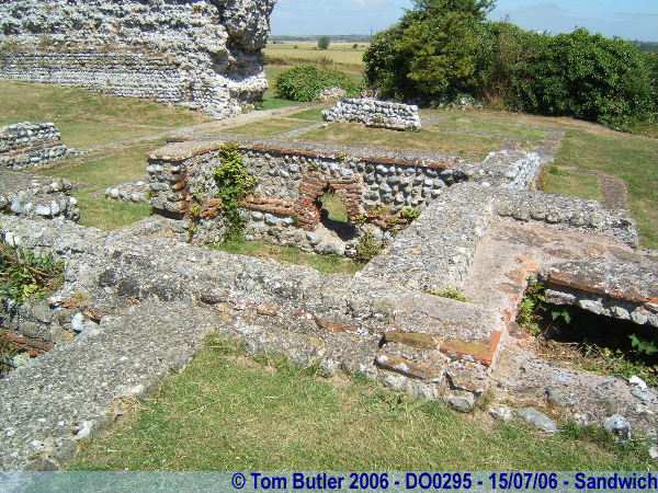 Photo ID: do0295, The ruins of the Mansio, Sandwich, Kent