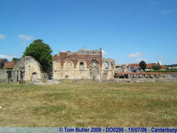 Photo ID: do0296, The ruins of St Augustine's Abbey, Canterbury, Kent
