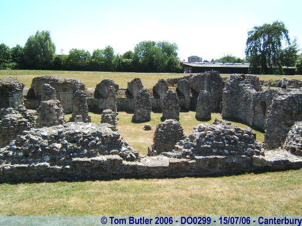 Photo ID: do0299, The ruins of the Crypt, Canterbury, Kent