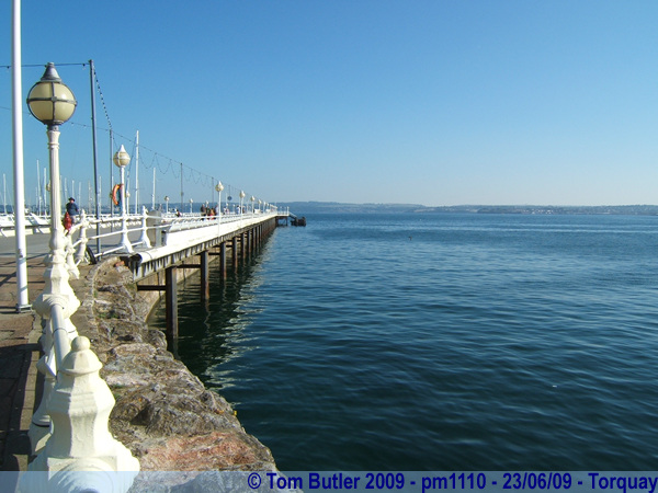 Photo ID: pm1110, Looking along the pier, Torquay, Devon