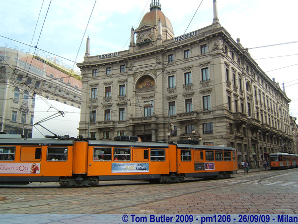 Photo ID: pm1206, A tram rattles through the streets of Milan, Milan, Italy