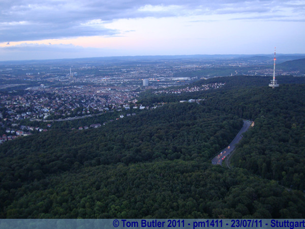 Photo ID: pm1411, Looking over Stuttgart from the TV tower, Stuttgart, Germany