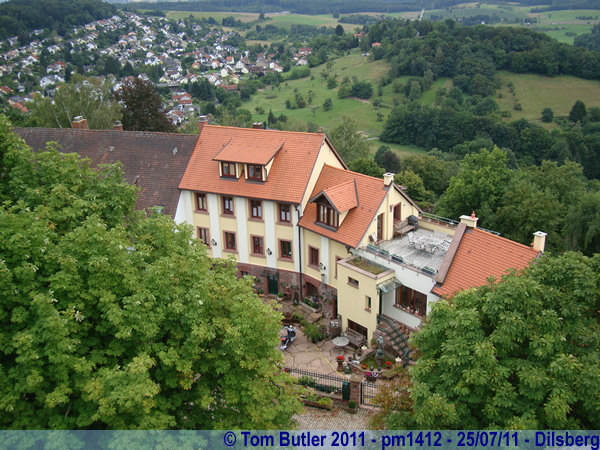 Photo ID: pm1412, View from the castle tower, Dilsberg, Germany
