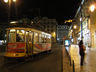 Photo ID: 001294, Central Lisbon, Tram and Castle at night (65Kb)