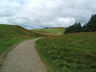 Photo ID: 004055, Approaching Housesteads fort (49Kb)