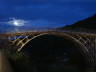 Photo ID: 006262, Ironbridge & full moon (66Kb)