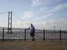 Photo ID: 007885, In front of the Humber Bridge (72Kb)