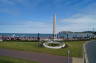 Photo ID: 009548, The floral clock and War Memorial (294Kb)