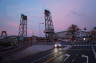 Photo ID: 016121, The lift bridge at dusk (94Kb)