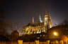 Photo ID: 018496, Approaching the Cathedral at night (105Kb)