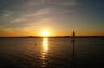 Photo ID: 019380, Sun sets into the Menai Strait (91Kb)